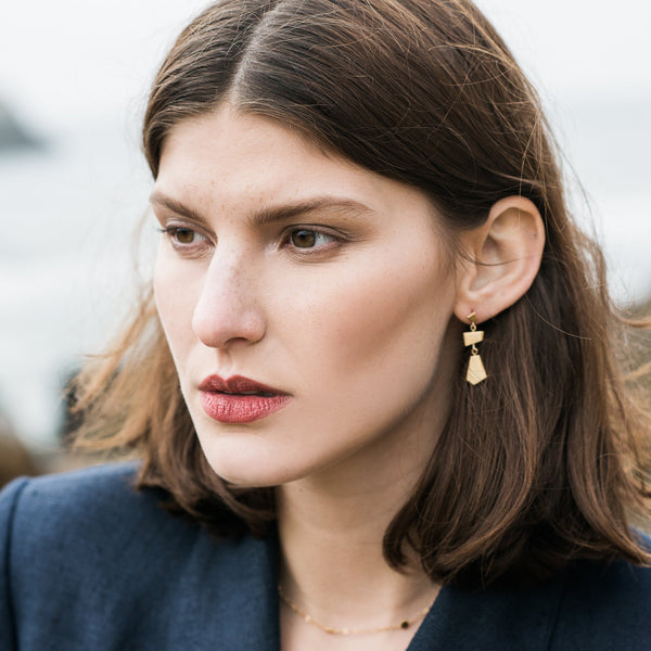 Small Sutro Statement Earrings