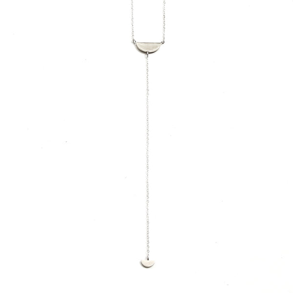 Crescent Lariat Necklace