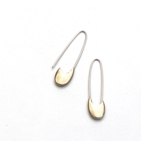 Tiny Pin Drop Earrings