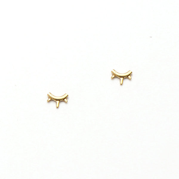 Tiny Burst Stud Earrings