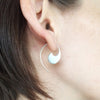 Small Comma Earrings