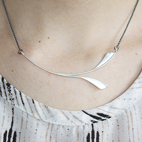 Double Fin Necklace